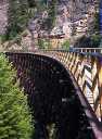 Myra Canyon trestle KVR rail trail 