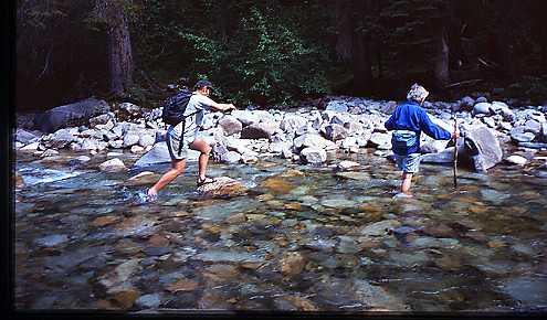 Crossing Tulameen River