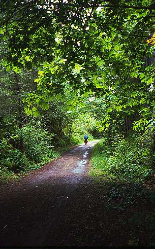 Sharon on Galloping Goose